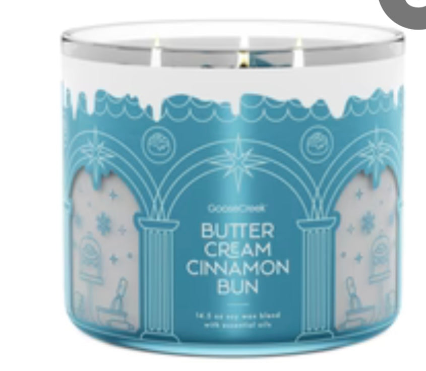 Buttercream Cinnamon Bun 3-Wick Candle
