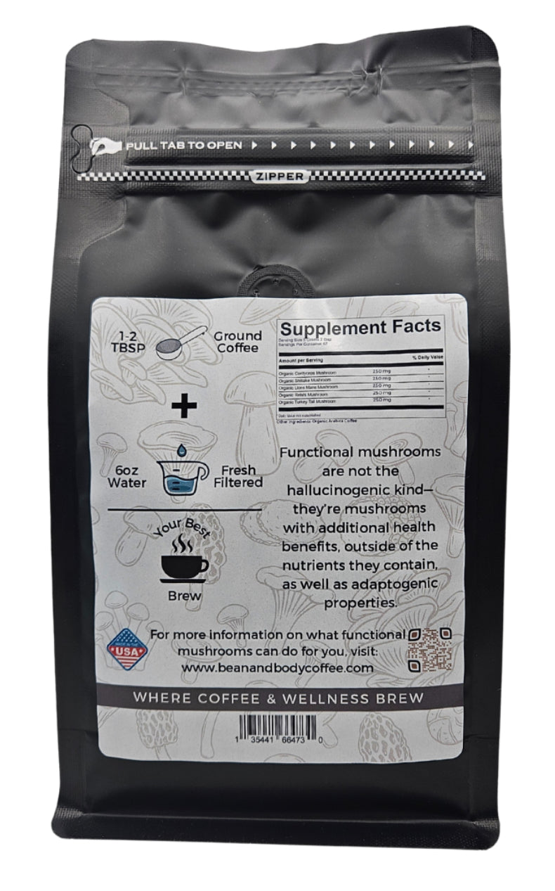 Power Five Functional Mushroom Coffee