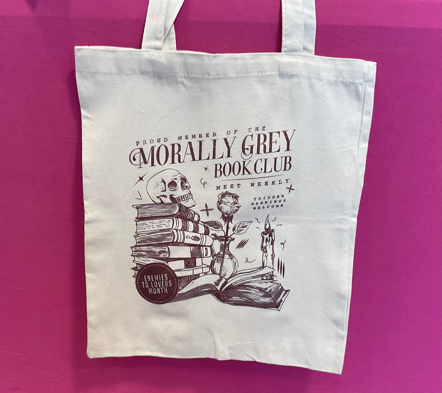 Morally Grey Tote Bag