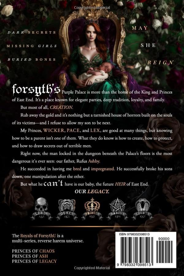 Princes of Legacy (Royals of Forsyth U #9)