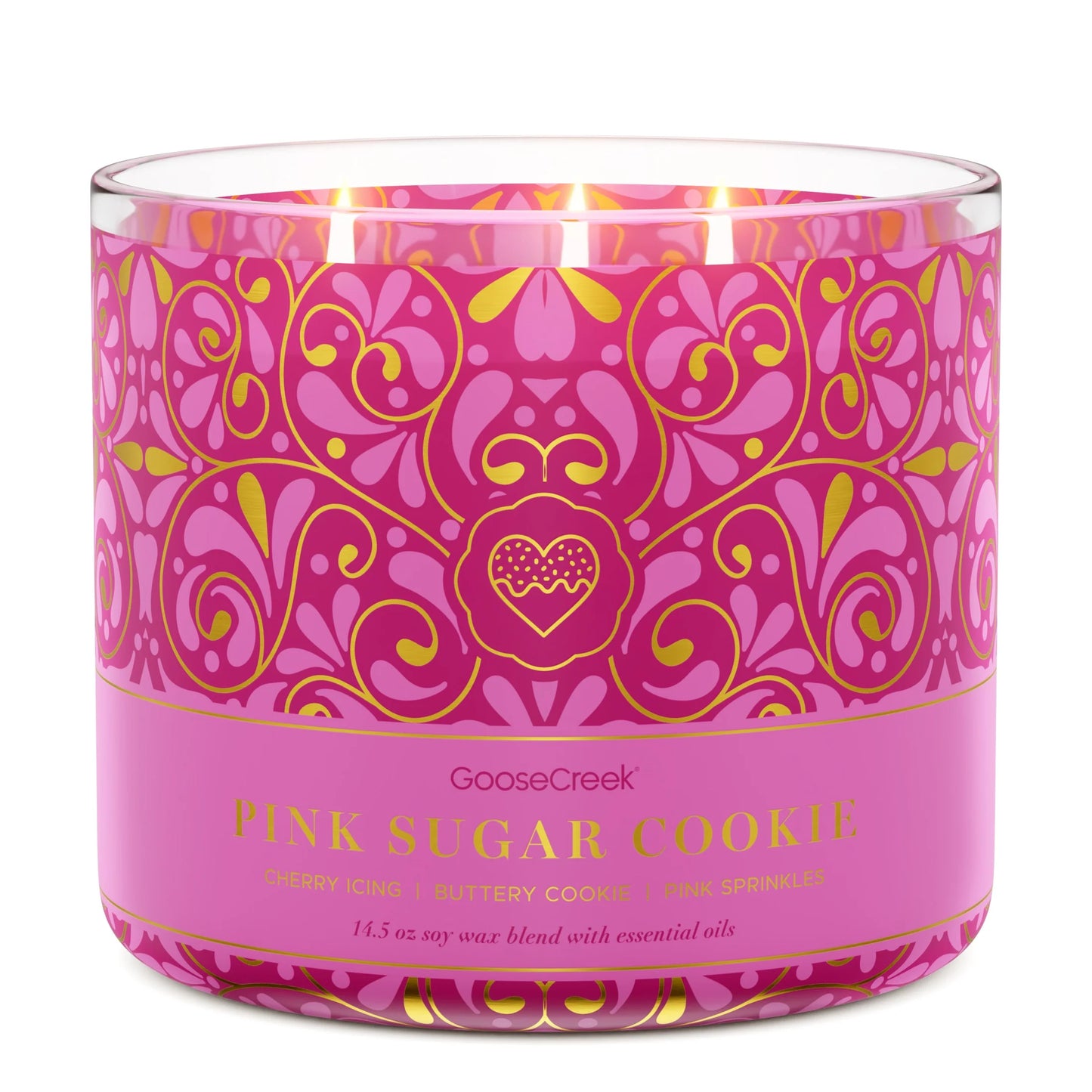 Pink Sugar Cookie 3-Wick Candle