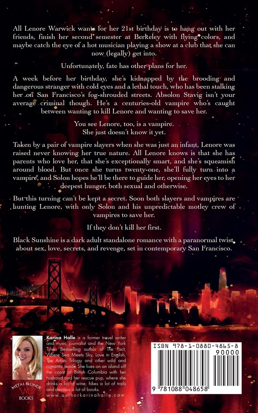 Black Sunshine: A Dark Vampire Romance (Dark Eyes, Book 1)