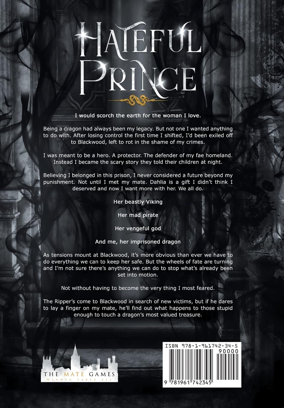 Hateful Prince (The Mate Games, Book 3)