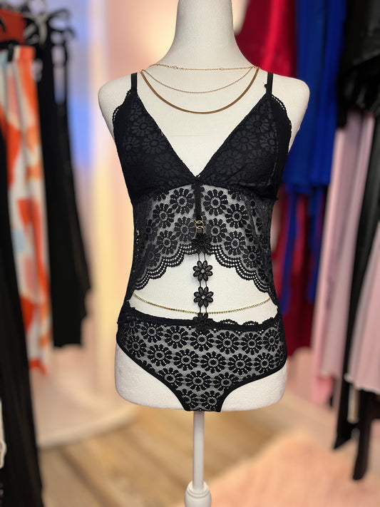 Noir Blossom Lingerie
