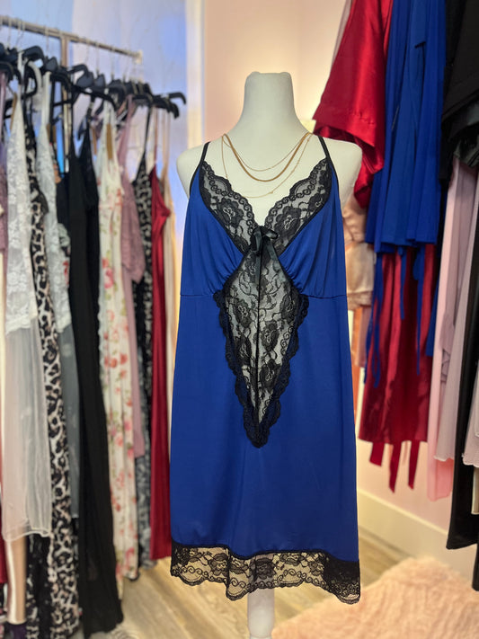 Blue Lace Nightgown