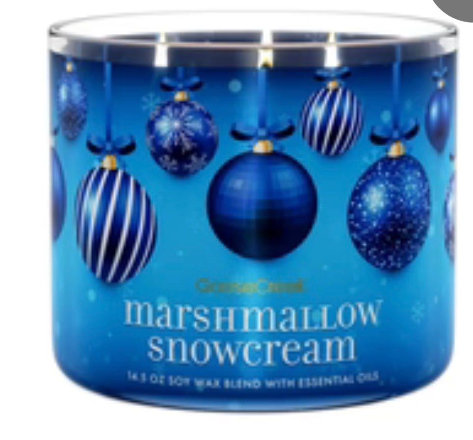 Marshmallow Snowcream 3-Wick Candle