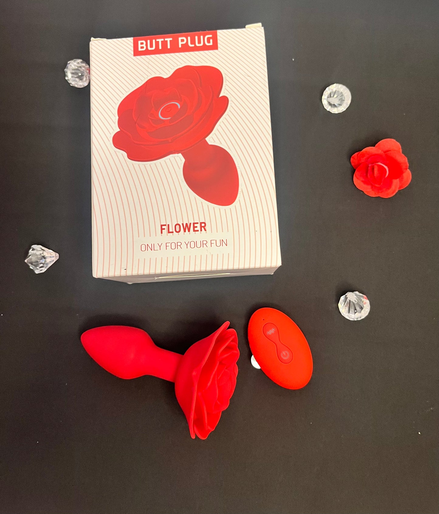 Flower Vibrating Anal Plug