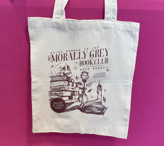 Morally Grey Tote Bag