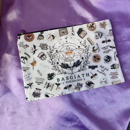 Basgiath Zipper Pouch