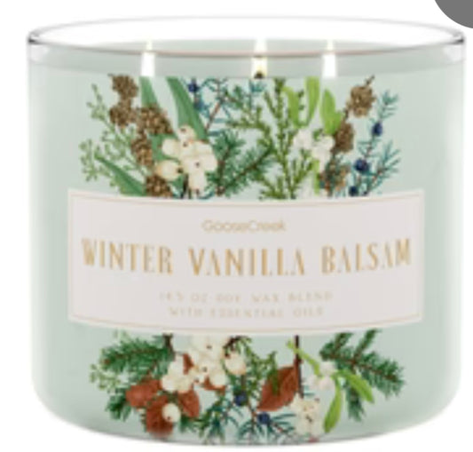 Winter Vanilla Balsam 3-Wick Candle