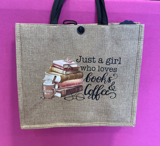 Just a Girl Canvas Bag