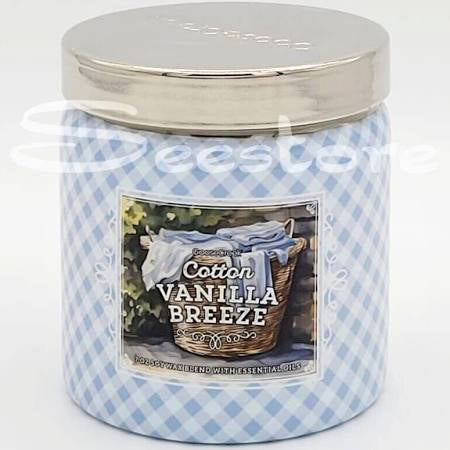 Cotton Vanilla Breeze Single Wick Candle