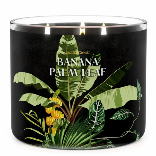 Banana Palm Leaf 3-Wick Candle