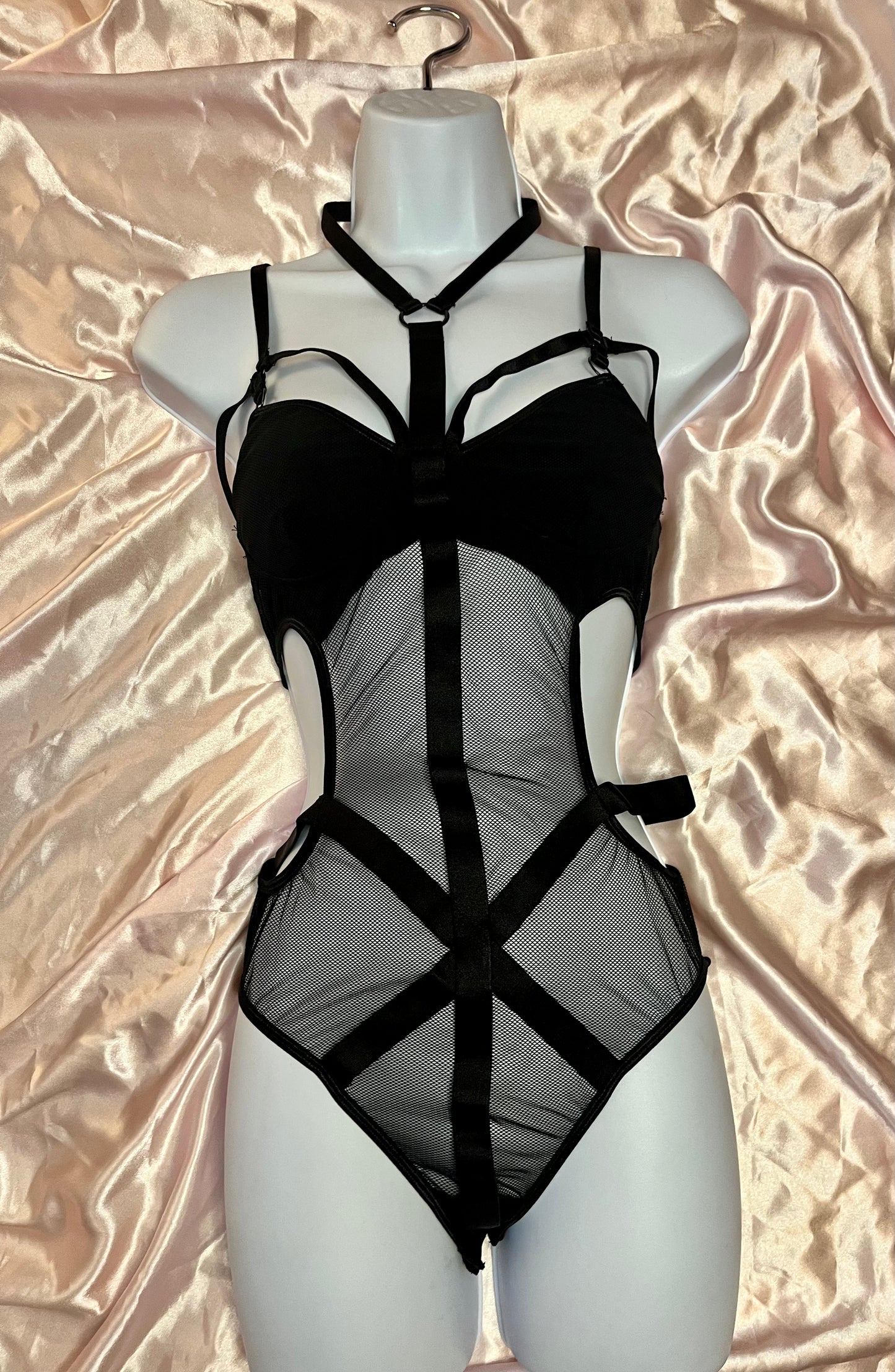 Mesh Semi Sheer Lingerie