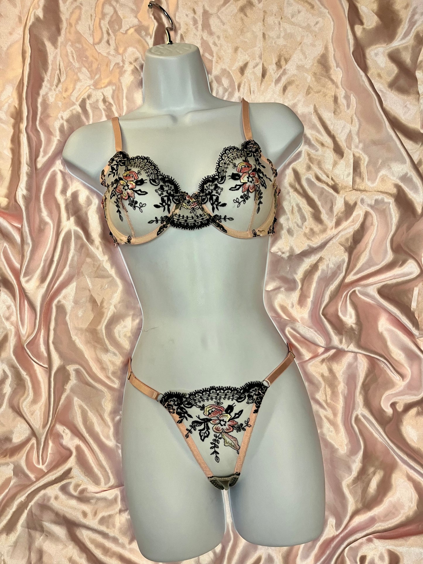 Floral Two Piece Lingerie