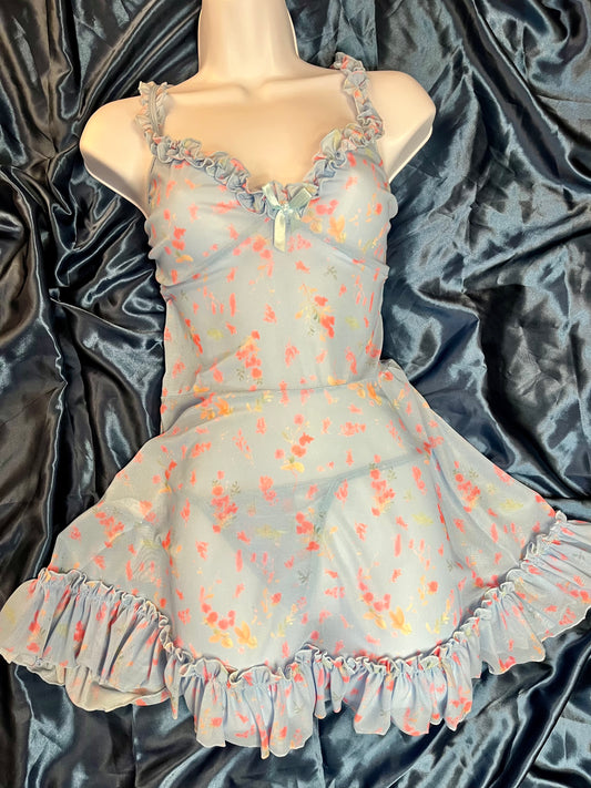 Floral Ruffle Lingerie