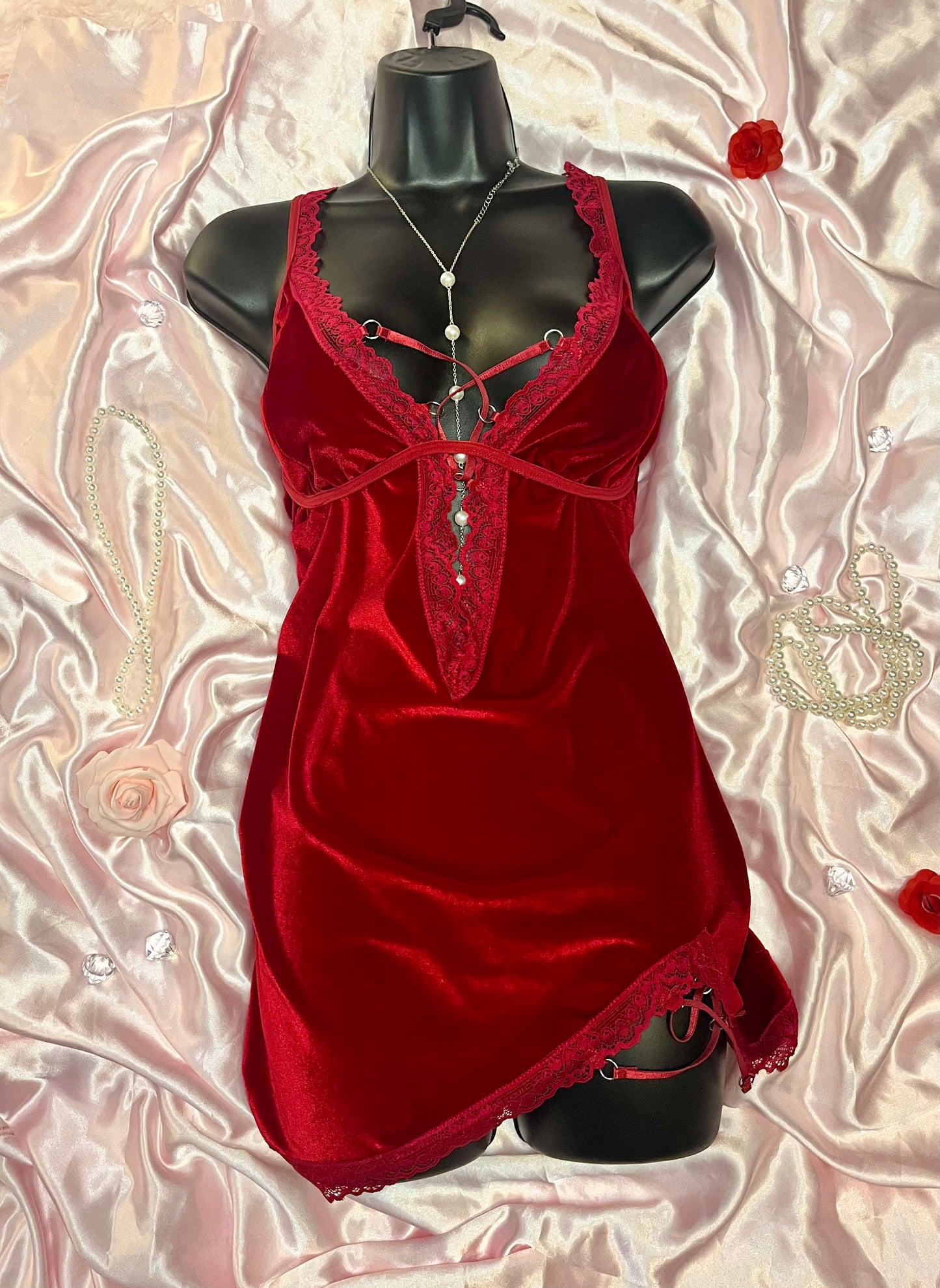Red Velvet Delight Lingerie