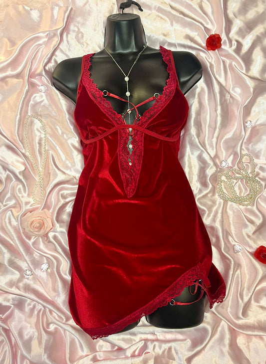 Red Velvet Delight Lingerie
