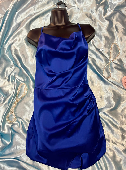 Blue Silk Dress Lingerie