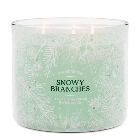 Snowy Branches 3-Wick Candle
