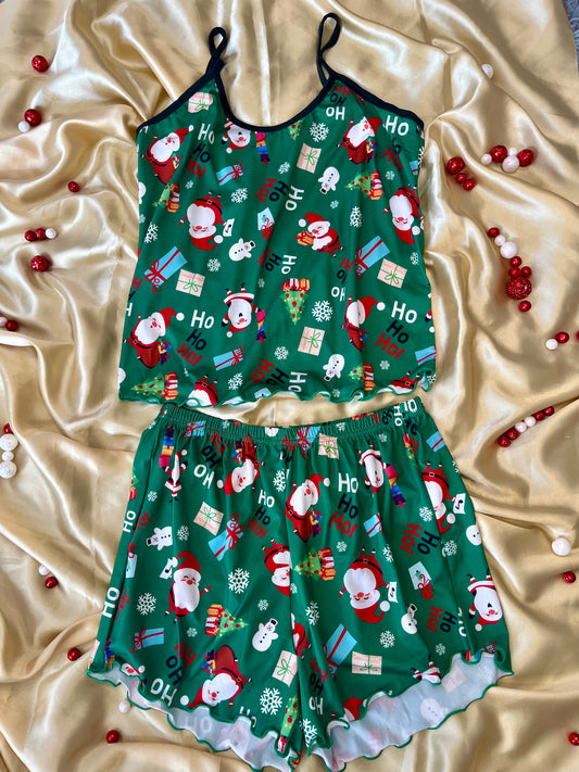 Green Christmas PJ’s