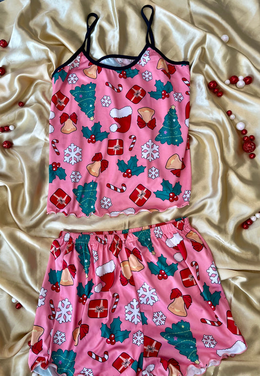 Pink Christmas PJ’s