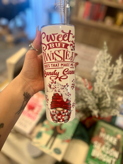 Candy Cane Christmas Tumbler