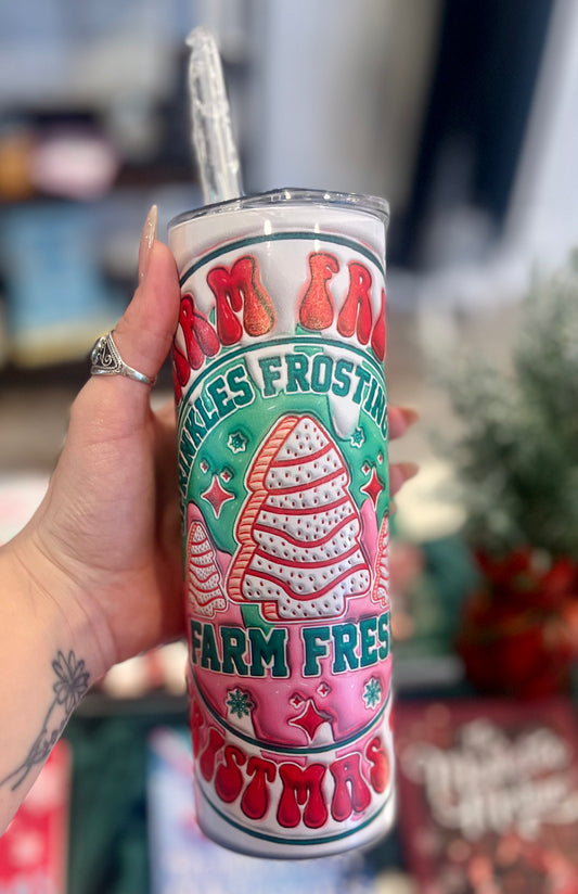Farm Fresh Christmas Tumbler