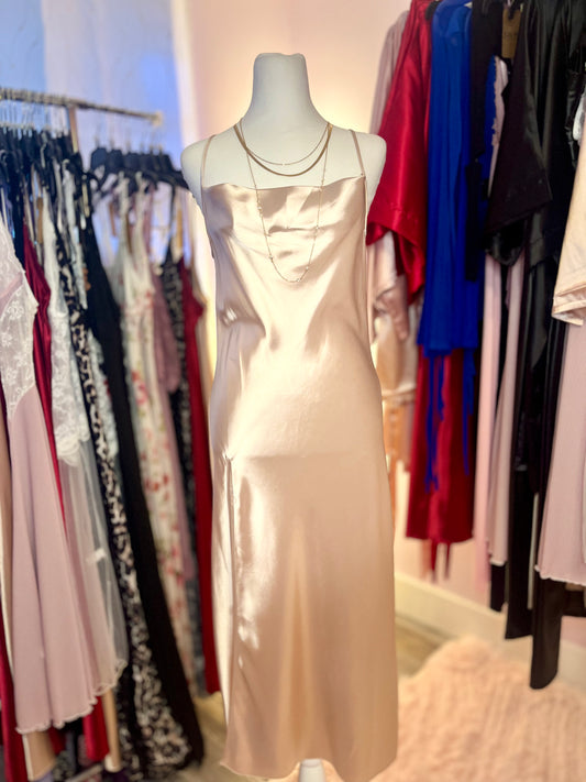 Champagne Satin Lingerie