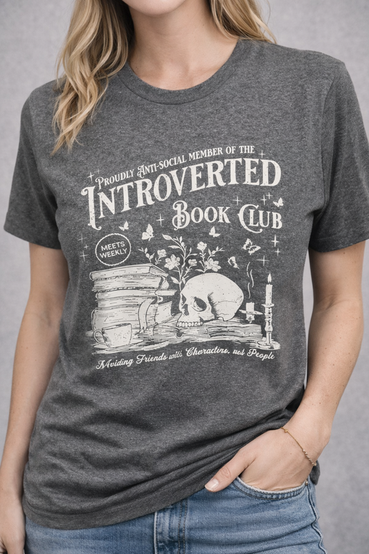 Introverted Book Club T-Shirt