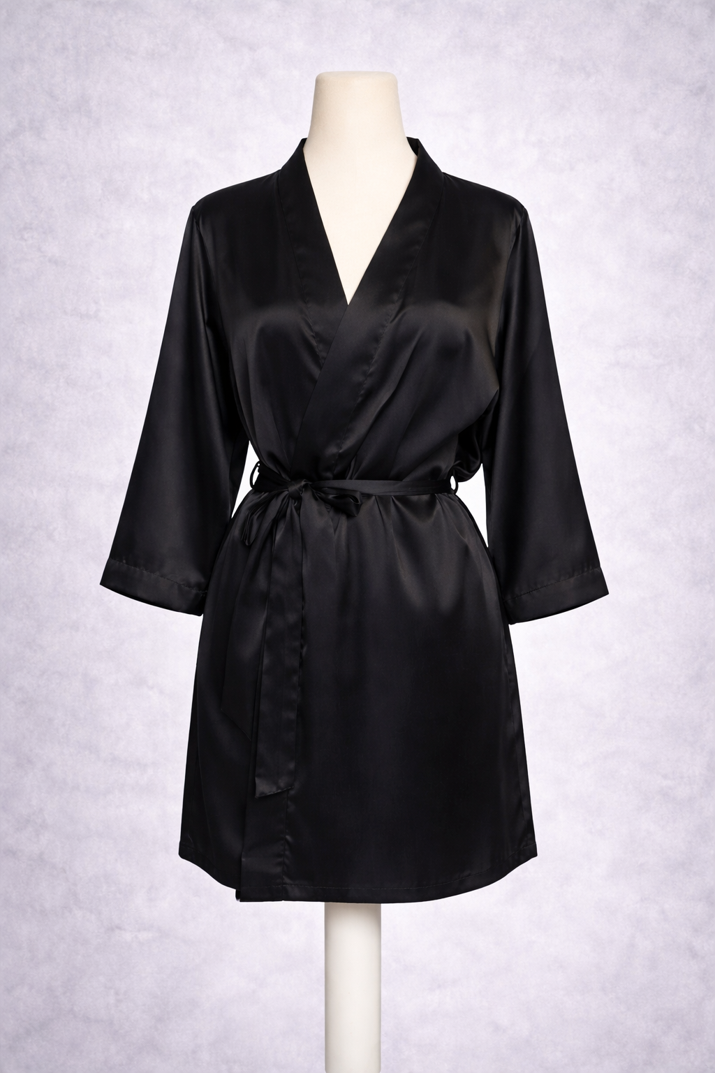 Black Silk Robe