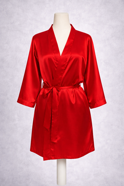 Red Silk Robe