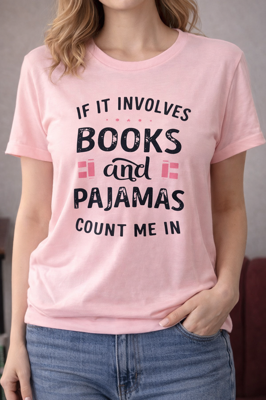 Books & PJ’s T-Shirt