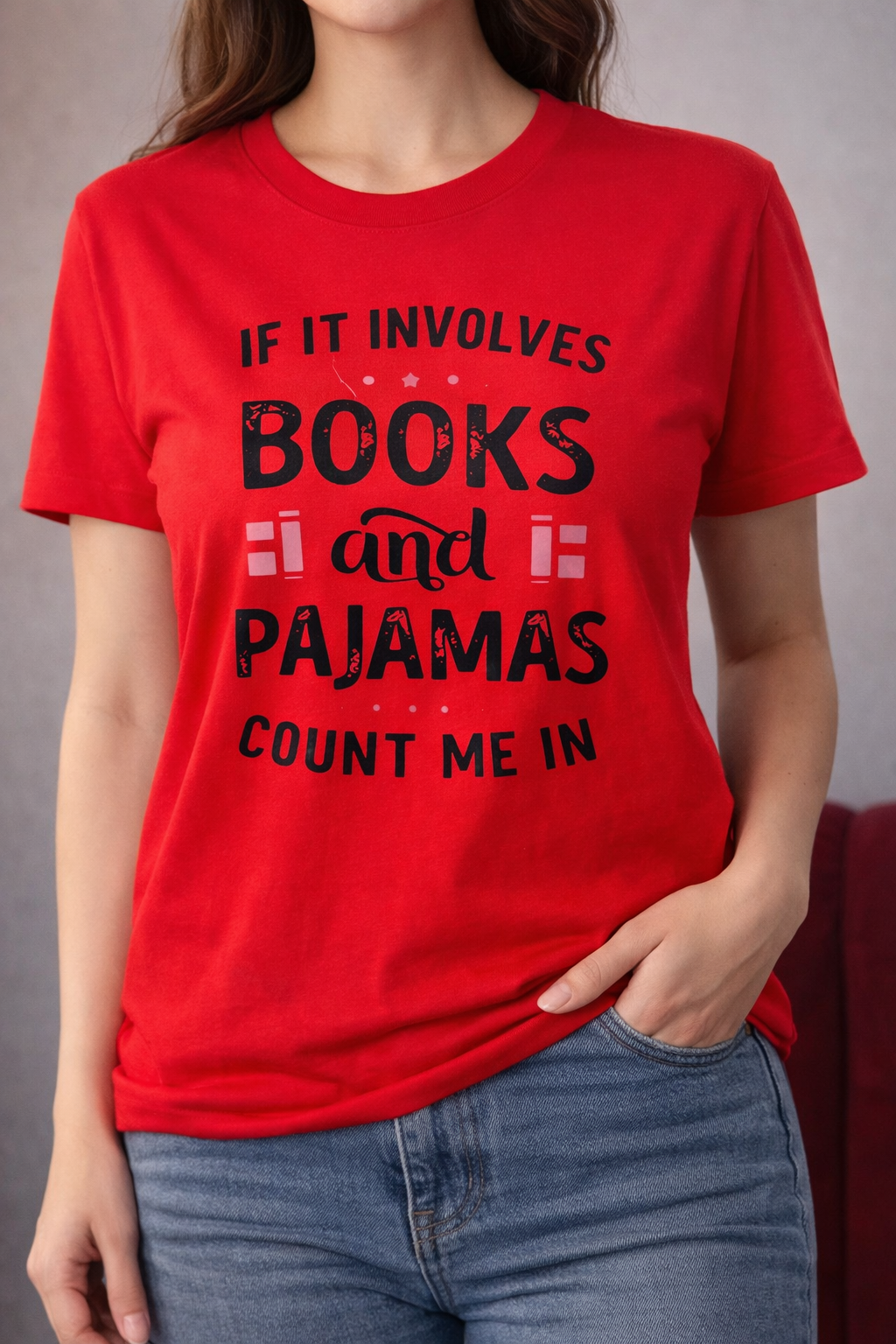 Books & PJ’s T-Shirt