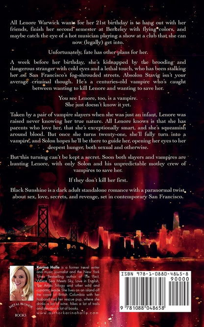 Black Sunshine: A Dark Vampire Romance (Dark Eyes, Book 1)